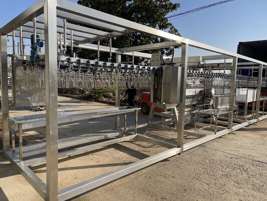 Sistem Pemotongan Ayam Kecil Hemat Tenaga Kerja Halal Membutuhkan Lebih Sedikit Pekerja dengan Sertifikasi Ce Cocok untuk Rumah Pemotongan Hewan Kecil